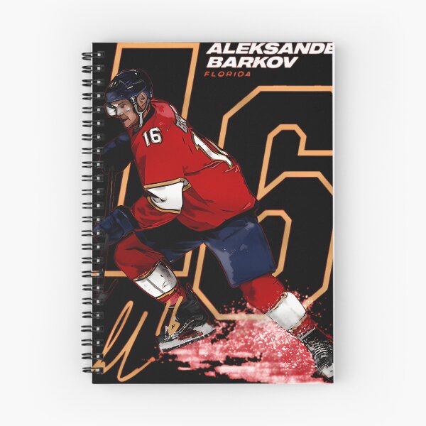 Item preview, Depicting Aleksander Barkov Skating With Stick In Red Florida  designed and sold by ZhengGamerMerch.