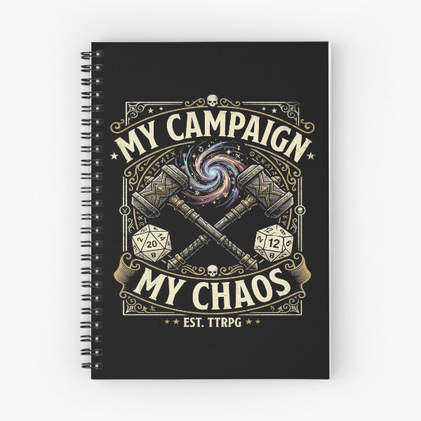 Item preview, My Campaign My Chaos - Dungeon Master TTRPG DND Gift designed and sold by StreetNovaInk.