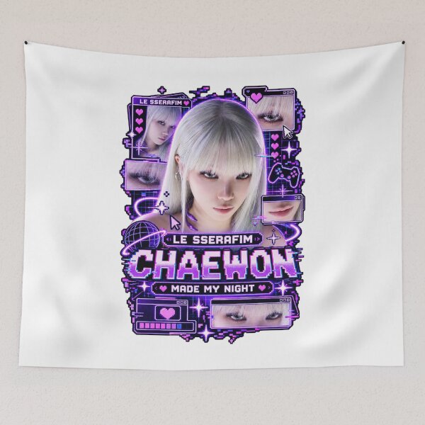 Item preview, LE SSERAFIM Chaewon hizo que mi noche fuera estética cyberpunk designed and sold by Valereekmerch.