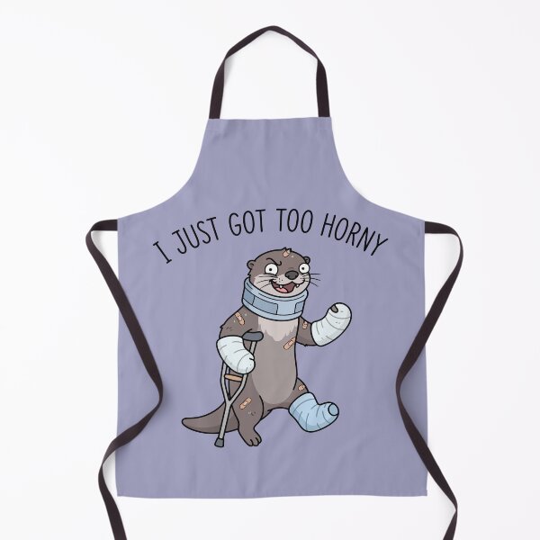 Item preview, I Just Got Too Horny Injured Otter Funny Adult Humor designed and sold by Amir Faysal.