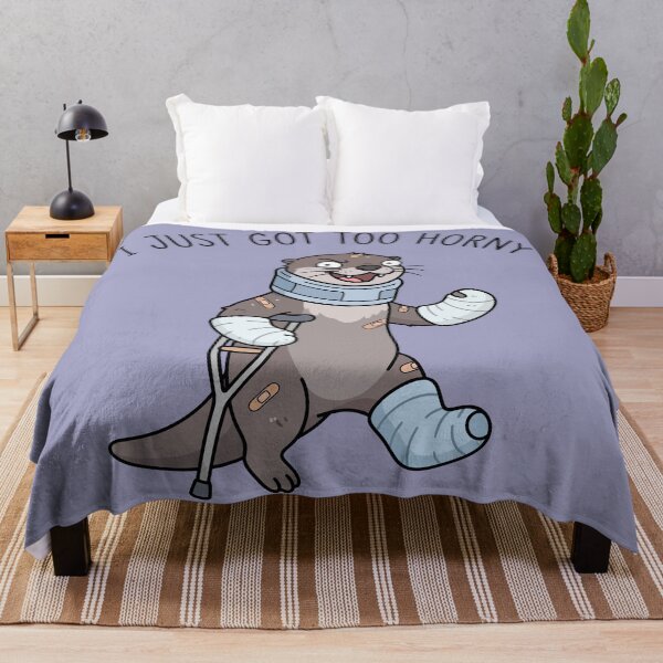 Item preview, I Just Got Too Horny Injured Otter Funny Adult Humor designed and sold by Amir Faysal.