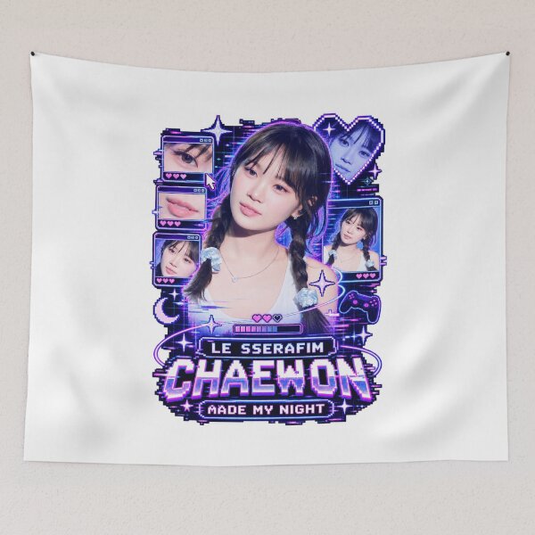 Item preview, Kim Chaewon LE SSERAFIM Made My Night Neon Gamer Graphic designed and sold by Valereekmerch.
