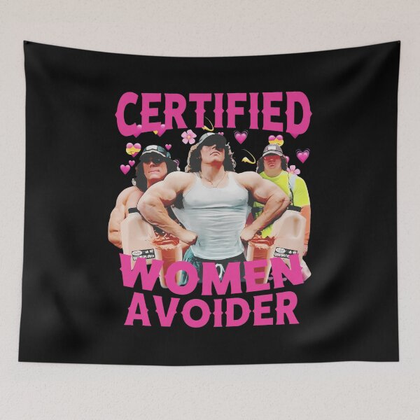 Item preview, Certified Women Avoider Gym Meme  designed and sold by HENRITCHELL.