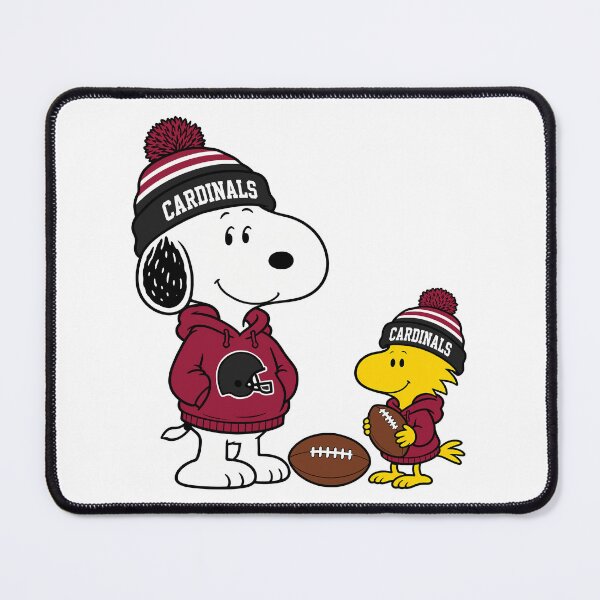 Item preview, Snoopy & Woodstock Arizona Cardinals Football Retro F229 designed and sold by GLUVY-THEME.