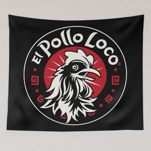 Item preview, El Pollo Loco Retro Rooster designed and sold by Eddiepublic.