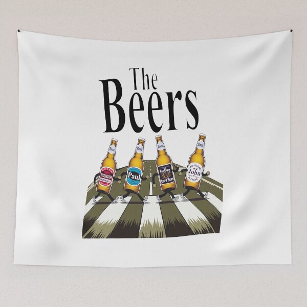 Item preview, The Beers Abbey Road Parody Music Lovers designed and sold by SAIMENEZ.