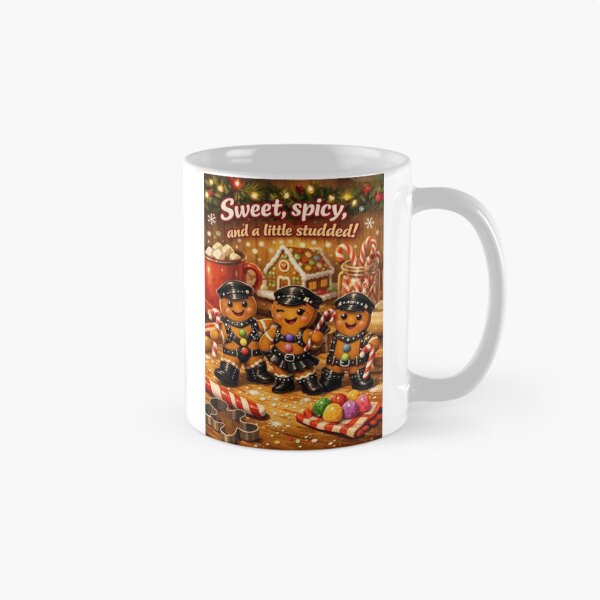 Item preview, Camp Christmas Gang Gay Leather Collection "Sweet, Spicy & Studded" Gay Leather Pride Graphic Design designed and sold by ItsAKinkThing.