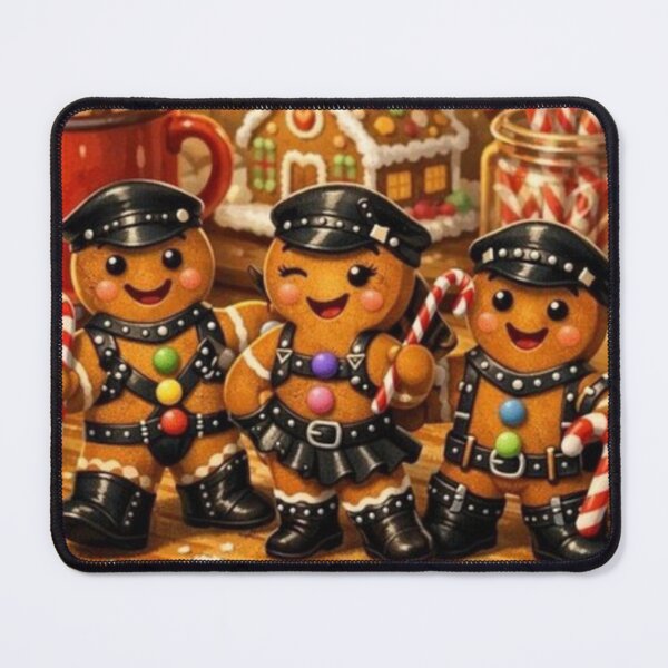 Item preview, Camp Christmas Gang Gay Leather Collection "Sweet, Spicy & Studded" Gay Leather Pride Graphic Design designed and sold by ItsAKinkThing.