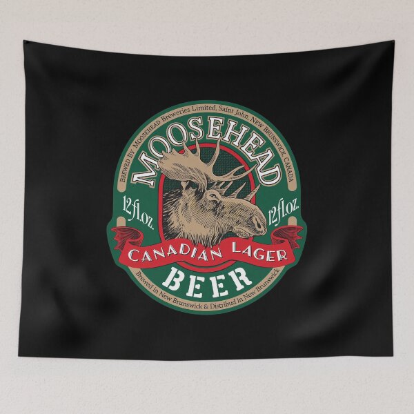 Item preview, Vintage Canadian Lager Moose Illustration designed and sold by SAIMENEZ.