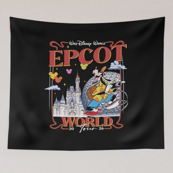 Item preview, Retro Epcot Character Tour Vintage Style designed and sold by Tattiana02ac.