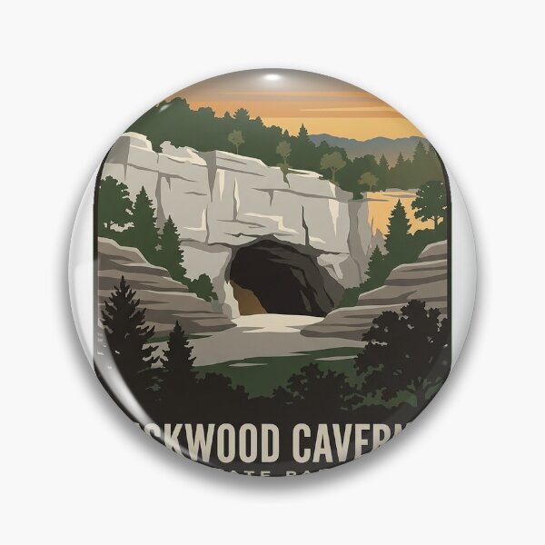 Item preview, Rickwood Caverns State Park Alabama Cave Entrance Sticker designed and sold by DetourDgn.