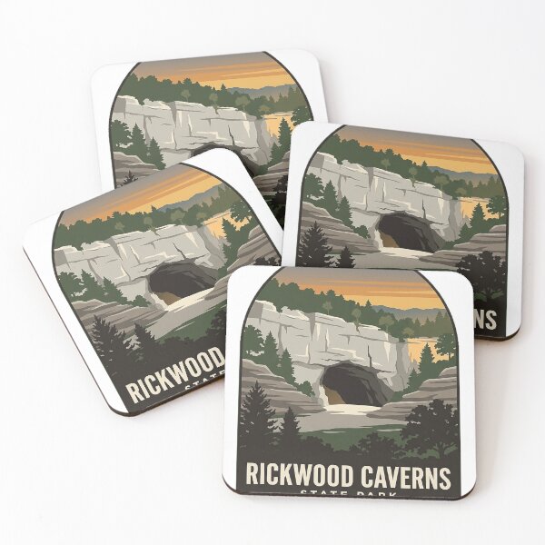 Item preview, Rickwood Caverns State Park Alabama Cave Entrance Sticker designed and sold by DetourDgn.