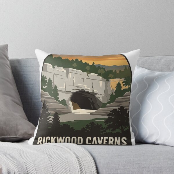 Item preview, Rickwood Caverns State Park Alabama Cave Entrance Sticker designed and sold by DetourDgn.