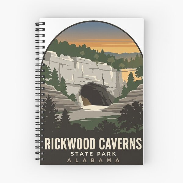 Item preview, Rickwood Caverns State Park Alabama Cave Entrance Sticker designed and sold by DetourDgn.
