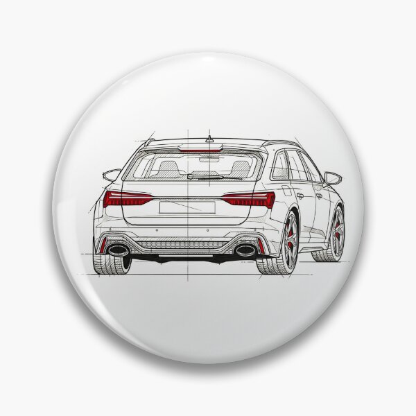 Item preview, Widebody Performance Wagon Engineering Schematic Car Guy Lifestyle Machine designed and sold by RevUpDesign.