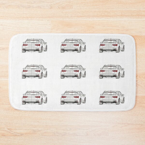 Item preview, Widebody Performance Wagon Engineering Schematic Car Guy Lifestyle Machine designed and sold by RevUpDesign.