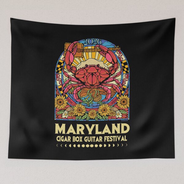 Item preview, maryland cigar box guitar festival 2026 designed and sold by DesireeThom09.