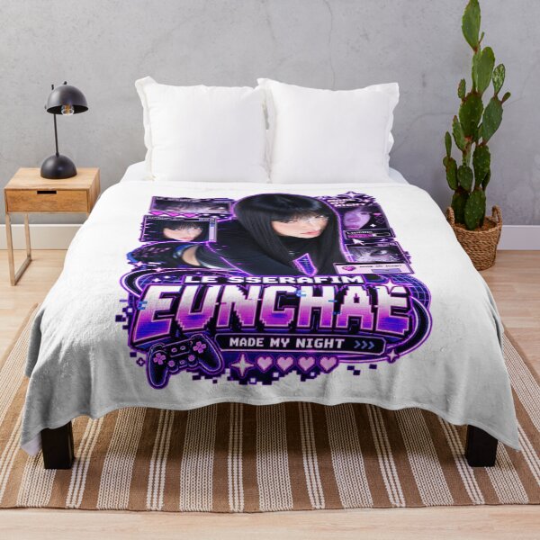 Item preview, Eunchae LE SSERAFIM Made My Night Cyber Futuristic Kpop Merch designed and sold by Valereekmerch.