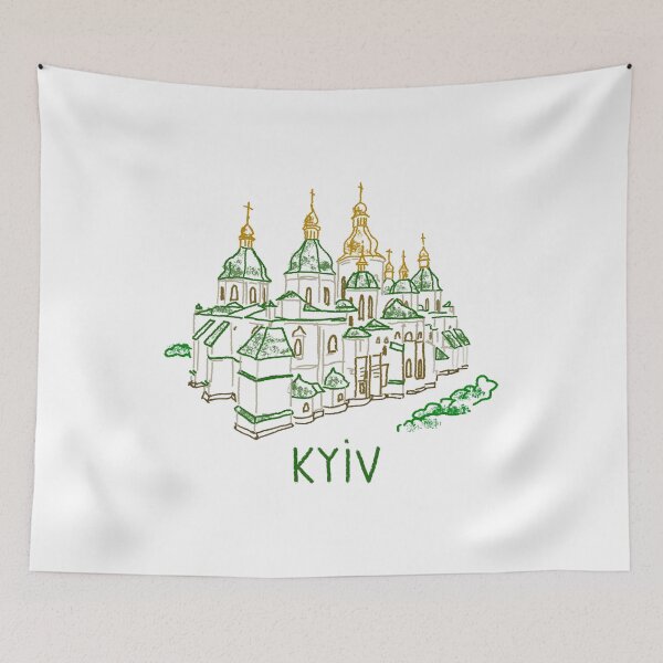 Aperçu de l'œuvre Souvenir de Kyiv, Ukraine, cadeau pour les touristes créée et vendue par MichaeIRellov.