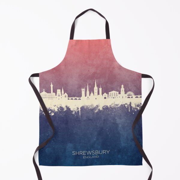 Item preview, Shrewsbury England Skyline designed and sold by ArtPrints.