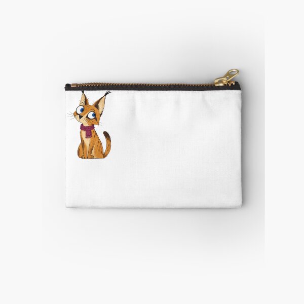 Item preview, Caracal in a Plum Scarf designed and sold by The-Art-of-D.