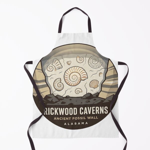 Item preview, Rickwood Caverns Fossil Wall Alabama Geology Sticker designed and sold by DetourDgn.