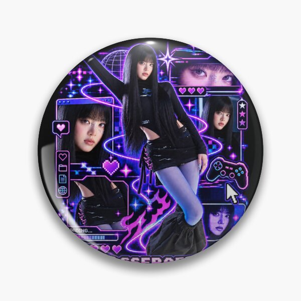 Item preview, LE SSERAFIM Eunchae Made My Night Digital Cyberpunk Merch designed and sold by Valereekmerch.