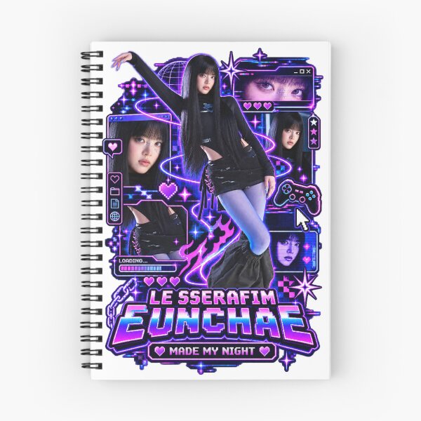 Item preview, LE SSERAFIM Eunchae Made My Night Digital Cyberpunk Merch designed and sold by Valereekmerch.