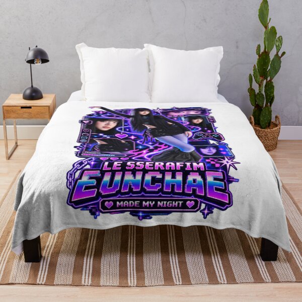 Item preview, LE SSERAFIM Eunchae Made My Night Digital Cyberpunk Merch designed and sold by Valereekmerch.