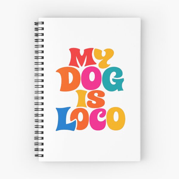 Item preview, MY DOG IS LOCO Retro Psychedelic Rebellious Dog designed and sold by UrbanStatic.