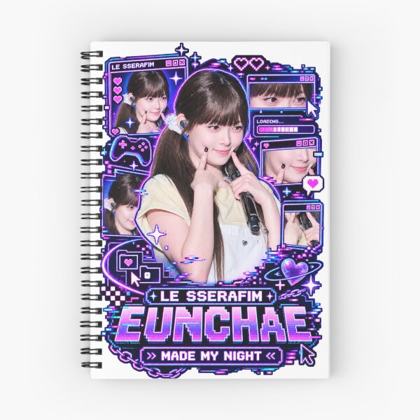 Item preview, Eunchae Made My Night Futuristic Cyber Interface Fanmade Art designed and sold by Valereekmerch.