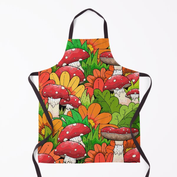 Item preview, The autumn green mushrooms designed and sold by Swadeillustrations.