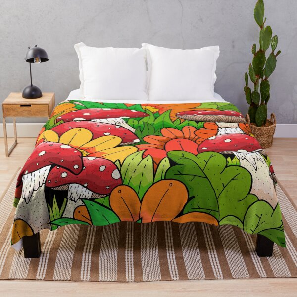 Item preview, The autumn green mushrooms designed and sold by Swadeillustrations.