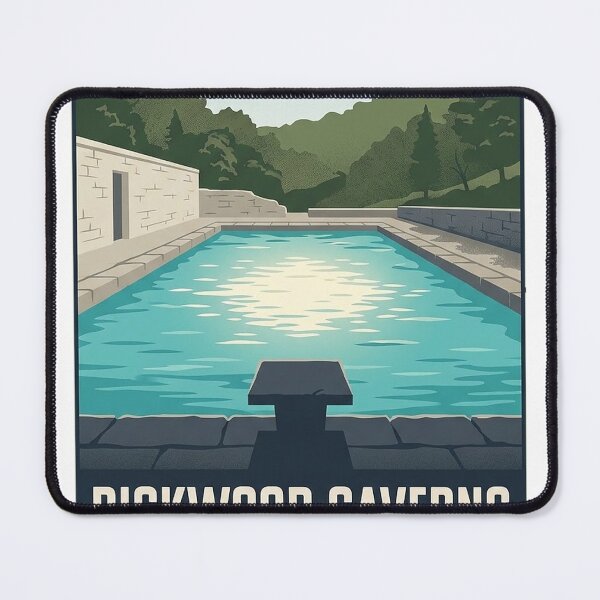 Item preview, Rickwood Caverns Spring-Fed Pool Alabama Park Sticker designed and sold by DetourDgn.