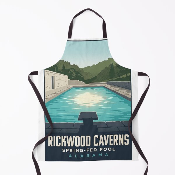 Item preview, Rickwood Caverns Spring-Fed Pool Alabama Park Sticker designed and sold by DetourDgn.