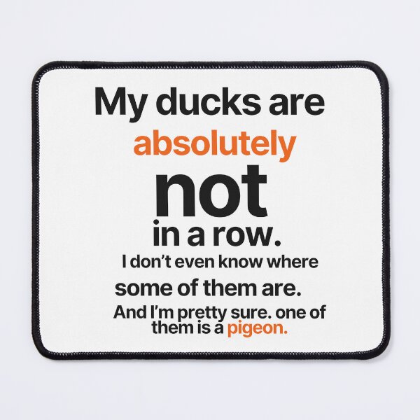 Item preview, Ducks In A Row designed and sold by LaughandLaugh.