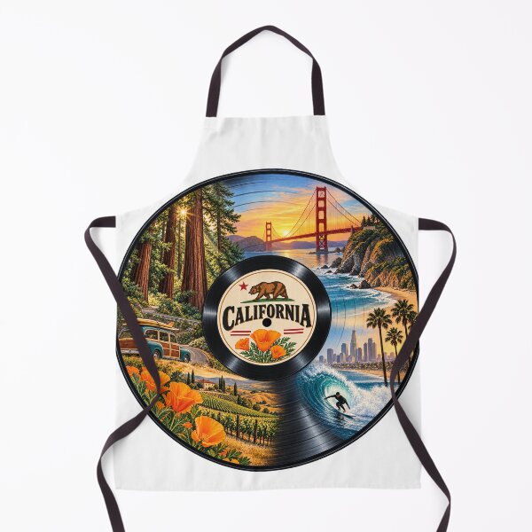 Item preview, California Vinyl Record designed and sold by Whimspired By Paxx.