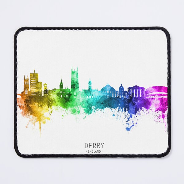 Item preview, Derby England Skyline designed and sold by ArtPrints.
