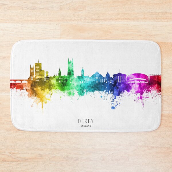 Item preview, Derby England Skyline designed and sold by ArtPrints.