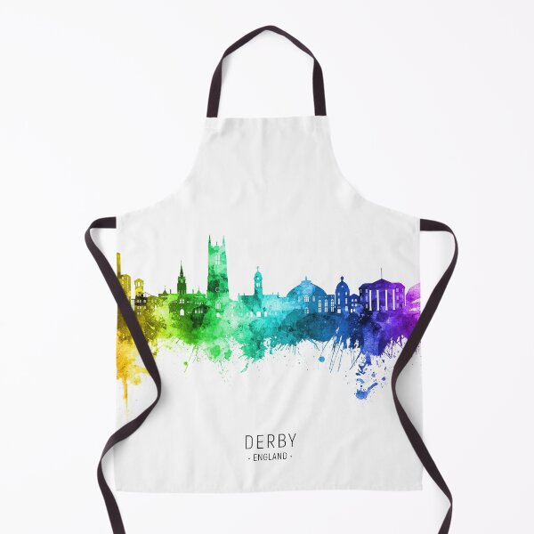 Aperçu de l'œuvre Skyline de Derby, Angleterre créée et vendue par ArtPrints.