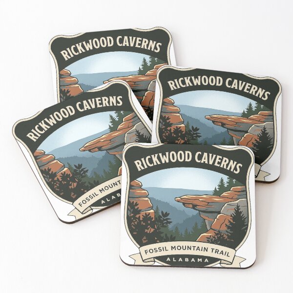 Item preview, Rickwood Caverns Fossil Mountain Trail Overlook Sticker designed and sold by DetourDgn.