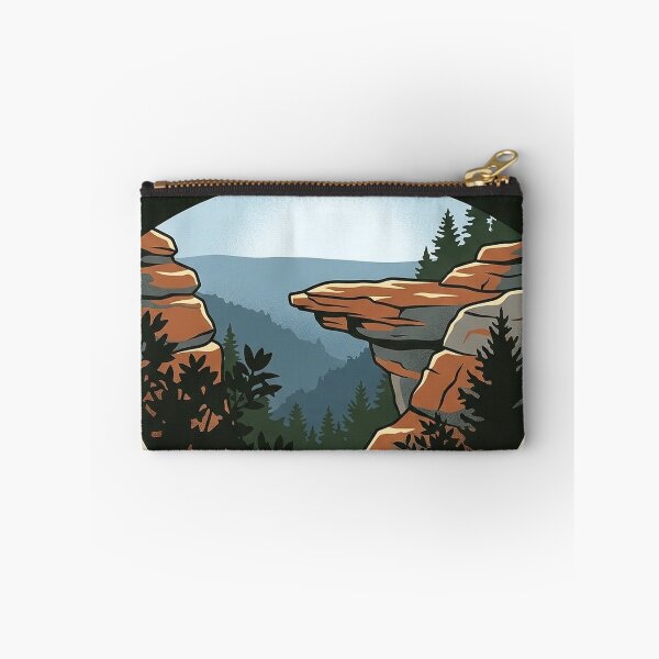 Item preview, Rickwood Caverns Fossil Mountain Trail Overlook Sticker designed and sold by DetourDgn.