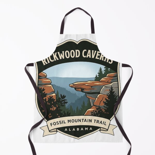 Item preview, Rickwood Caverns Fossil Mountain Trail Overlook Sticker designed and sold by DetourDgn.