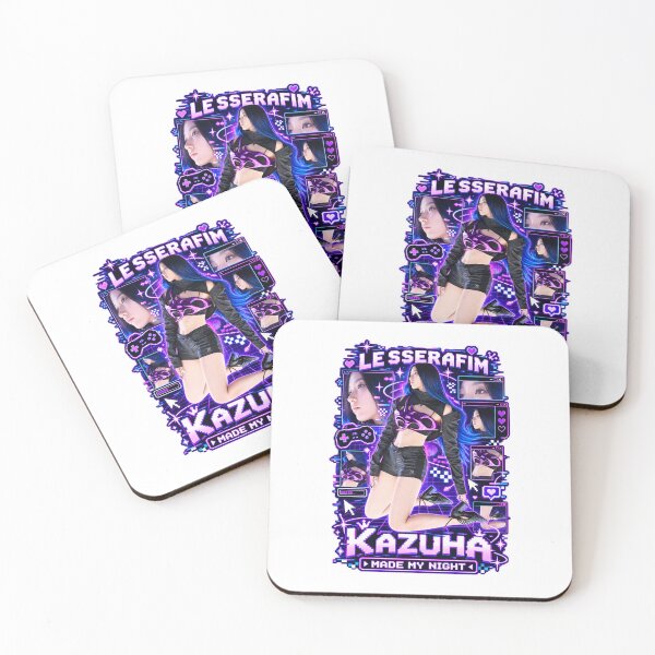 Item preview, Kazuha LE SSERAFIM Made My Night Cyber Futuristic Merch designed and sold by Valereekmerch.