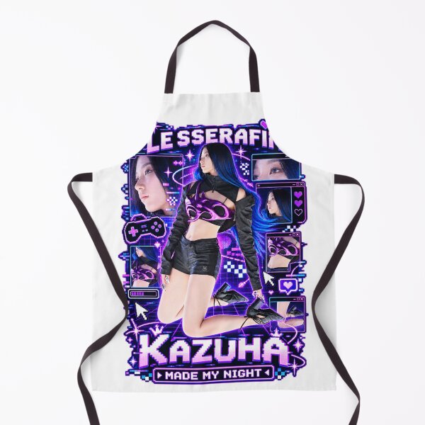 Item preview, Kazuha LE SSERAFIM Made My Night Cyber Futuristic Merch designed and sold by Valereekmerch.