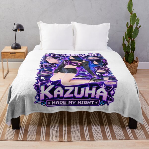 Item preview, Kazuha LE SSERAFIM Made My Night Cyber Futuristic Merch designed and sold by Valereekmerch.