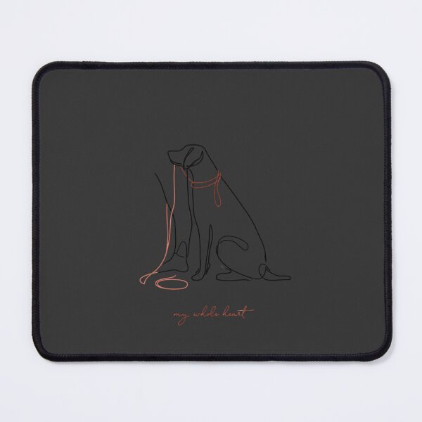 Item preview, My Whole Heart Dog Line Art Pet Owner Love designed and sold by NicolasGlowArt.