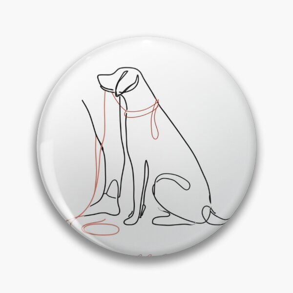 Item preview, My Whole Heart Dog Line Art Pet Owner Love designed and sold by NicolasGlowArt.