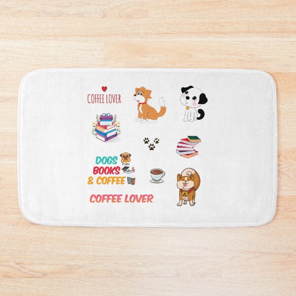 Item preview, Dogs Books And Coffee designed and sold by teeashirtsb.