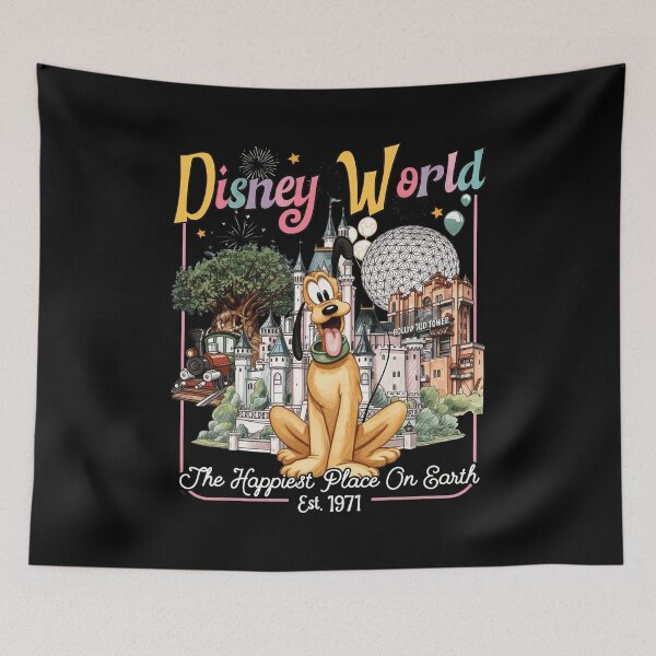 Item preview, Magical Theme Park Pluto Cartoon Vintage Retro  designed and sold by ynnVonarx24.